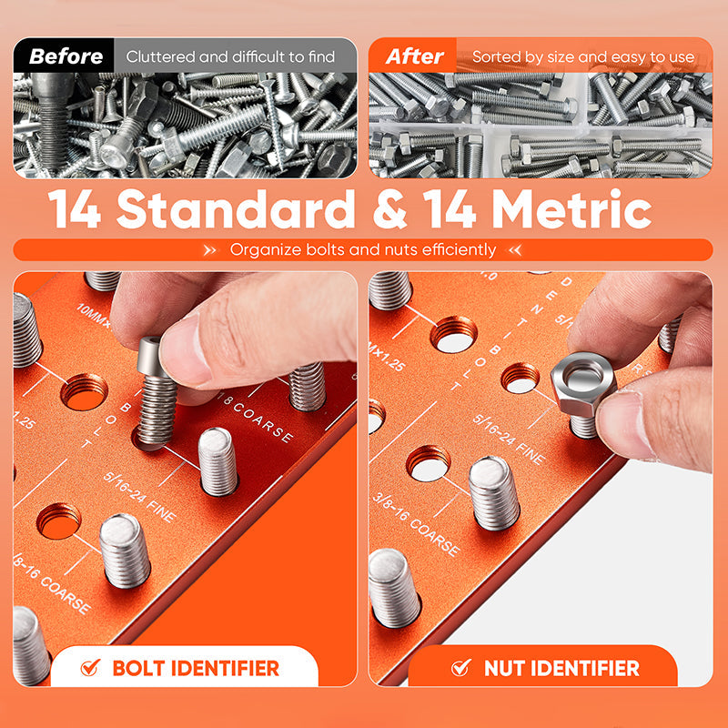 Nut and Bolt Thread Checker | Accurate Thread Measurement