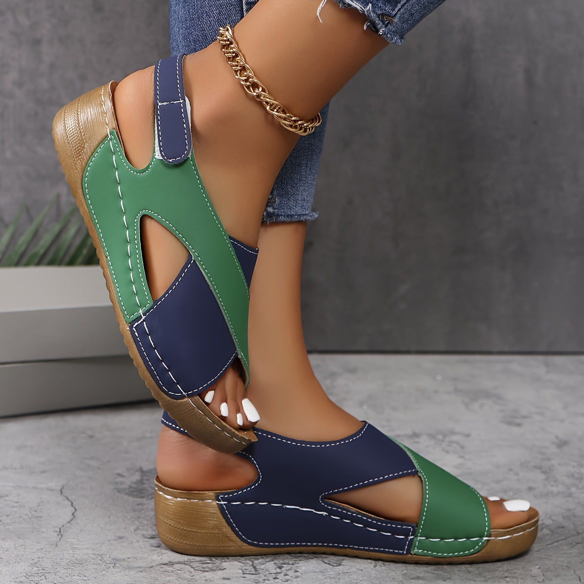 OrthoWave™ | Comfortable Orthopaedic Sandals | Adjustable Straps, Arch Support & Cushioned Footbed