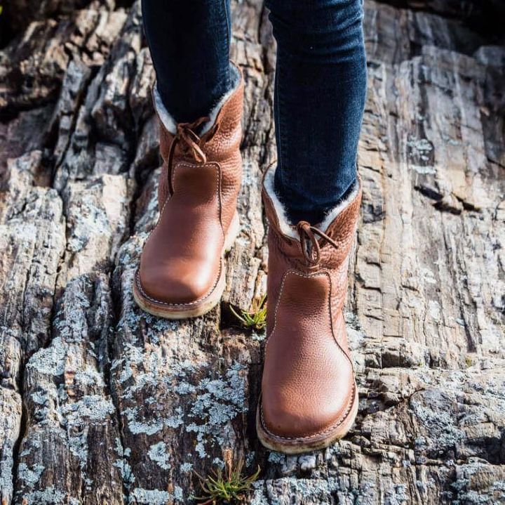 Lace Haven™ | Women's Leather Ankle Boots | Genuine Leather, Lace-Up Design, Durable & Stylish