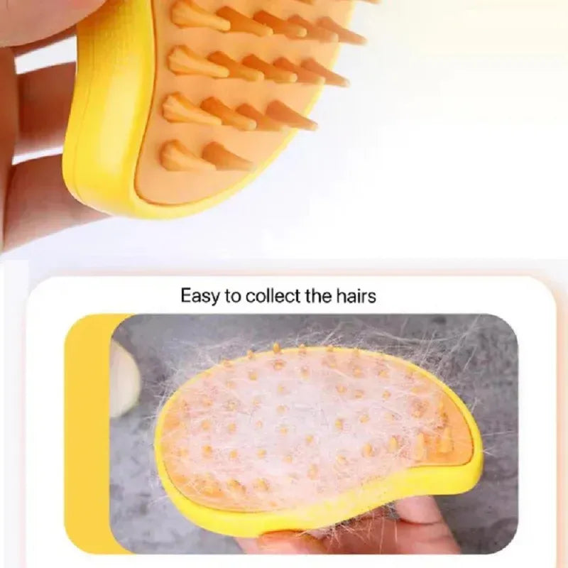 Steamy Cat Spiral Brush Comb for Pets Ideal for Hair Removal