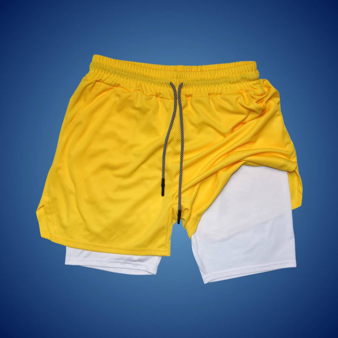 Men’s Breathable Moisture-Wicking Running Shorts | Flexible with Pockets for Gym & Trail Running