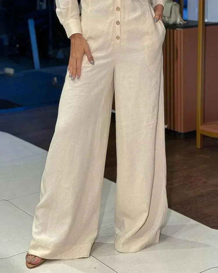 Jumpsuit Bella™ | Women's Wide-Leg Jumpsuit | Sleeveless Design, Breathable Fabric & Relaxed Fit