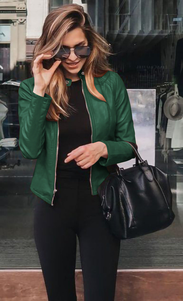 Leather Aura™ | Women's Premium Leather Jacket | Soft Lambskin, Tailored Fit & Stylish Design