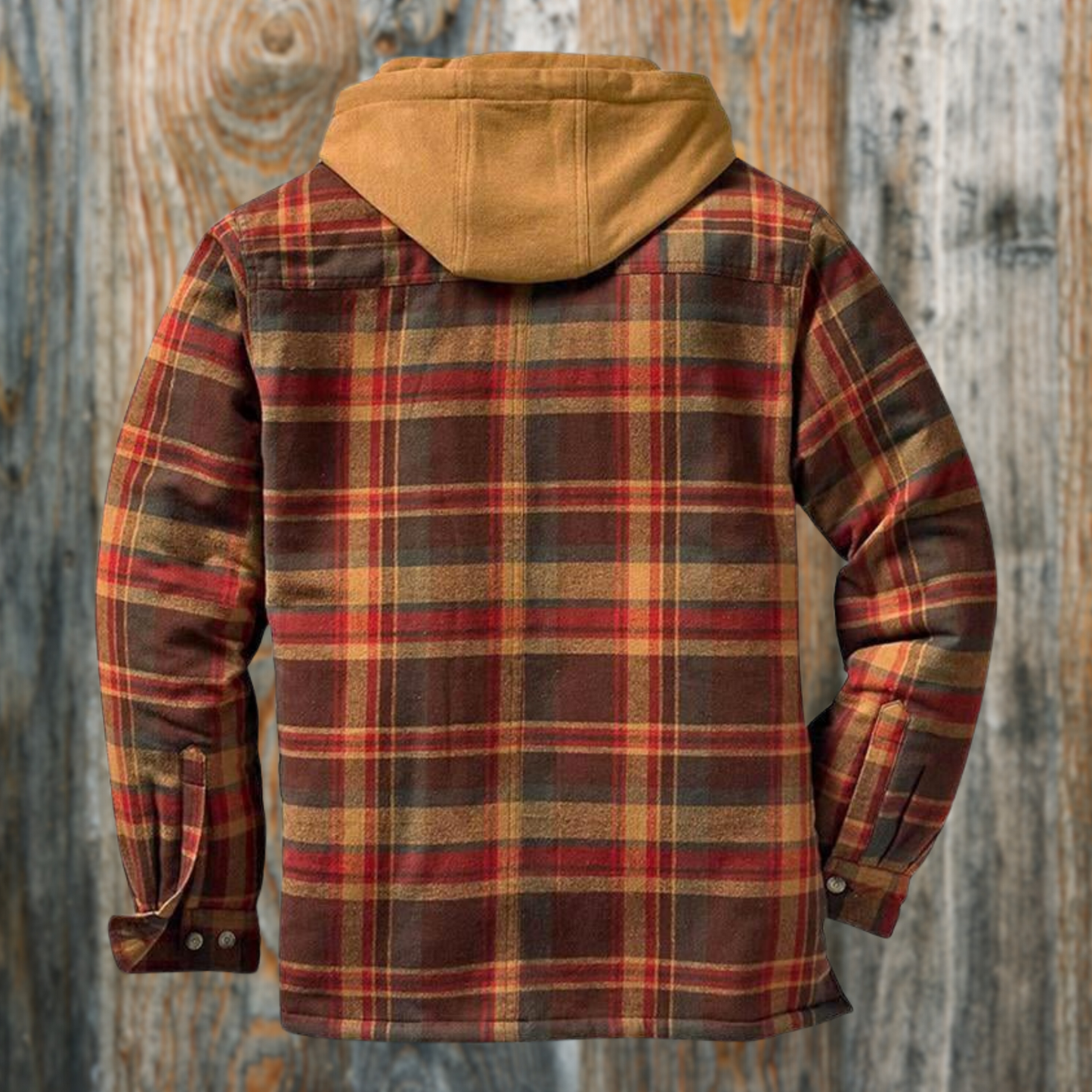 RuggedWear™ | Men's Casual Lumberjack Jacket | Durable Cotton, Warm Insulation & Functional Pockets