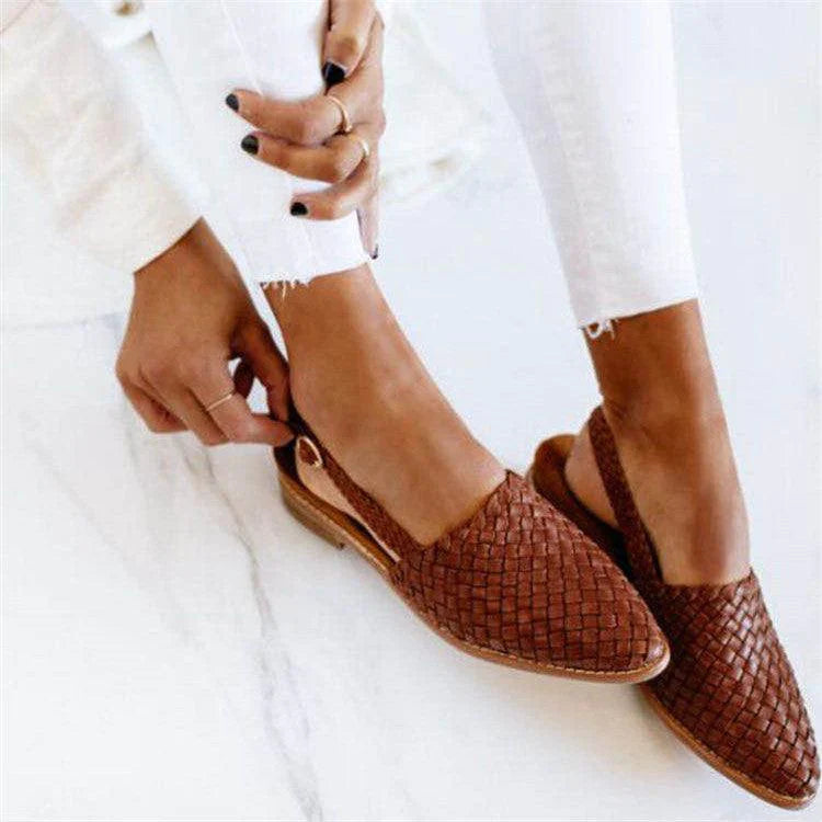 LuxeStride™ | Women's Premium Leather Slip-On Shoes | Comfortable Fit, Durable Design & Stylish Appeal