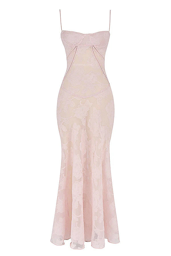 Floral Lace Dream™ | Women's Maxi Dress | Elegant Floral Lace Overlay, Lightweight Fabric & Comfortable Fit