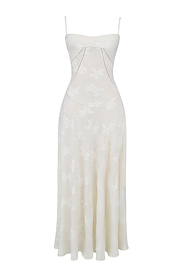 Floral Lace Dream™ | Women's Maxi Dress | Elegant Floral Lace Overlay, Lightweight Fabric & Comfortable Fit