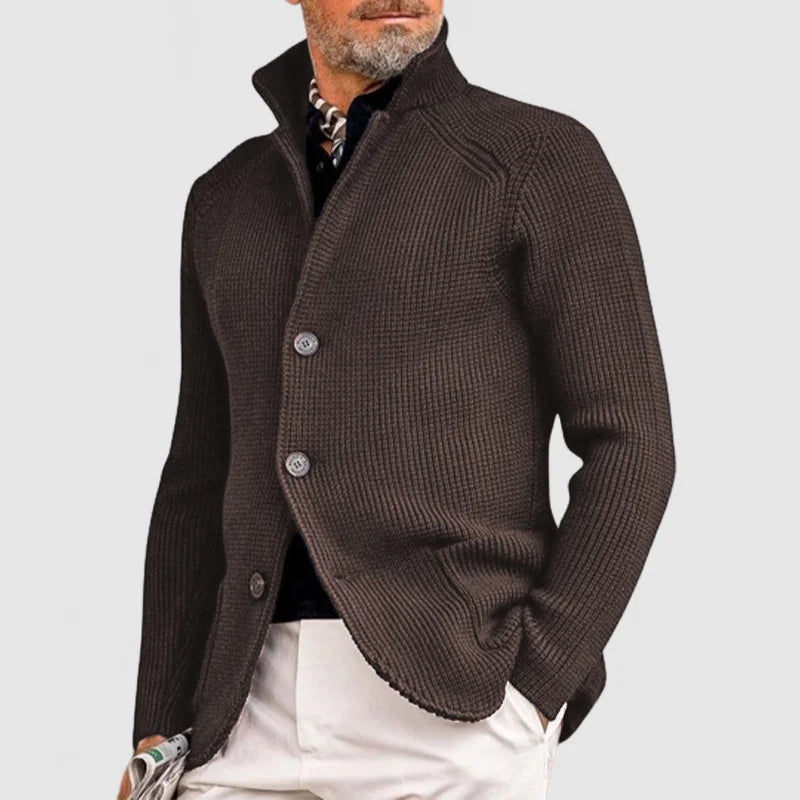 Cardigan Max™ | Men's Knitted Cardigan | Classic Button-Up, Ribbed Design & Comfortable Fit