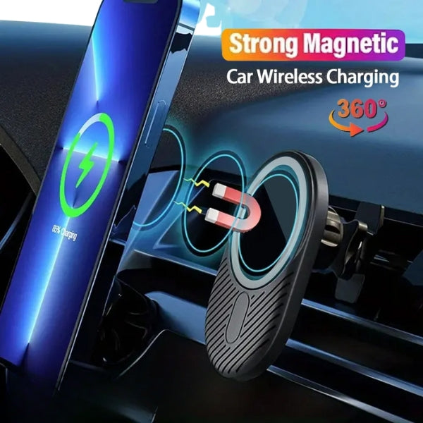 100W Fast Car Wireless Chargers Magnetic Car Air Vent Phone Holder