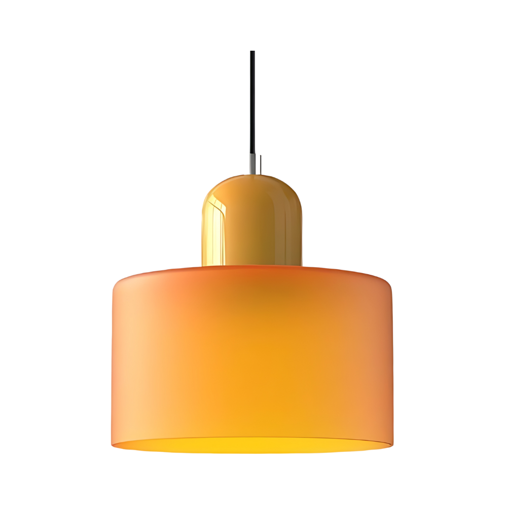 Modern Cylindrical Pendant Light Fixture - Minimalist Design for Kitchen & Dining Spaces