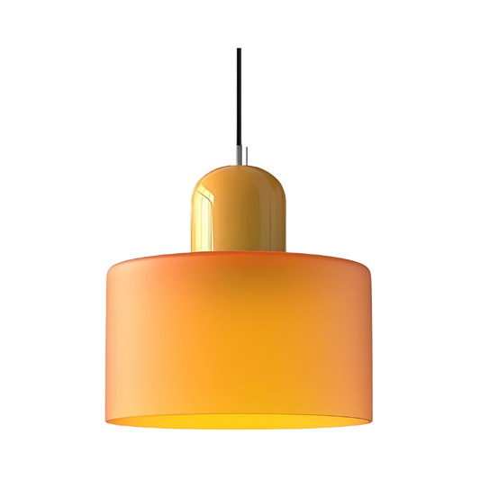 Modern Cylindrical Pendant Light Fixture - Minimalist Design for Kitchen & Dining Spaces