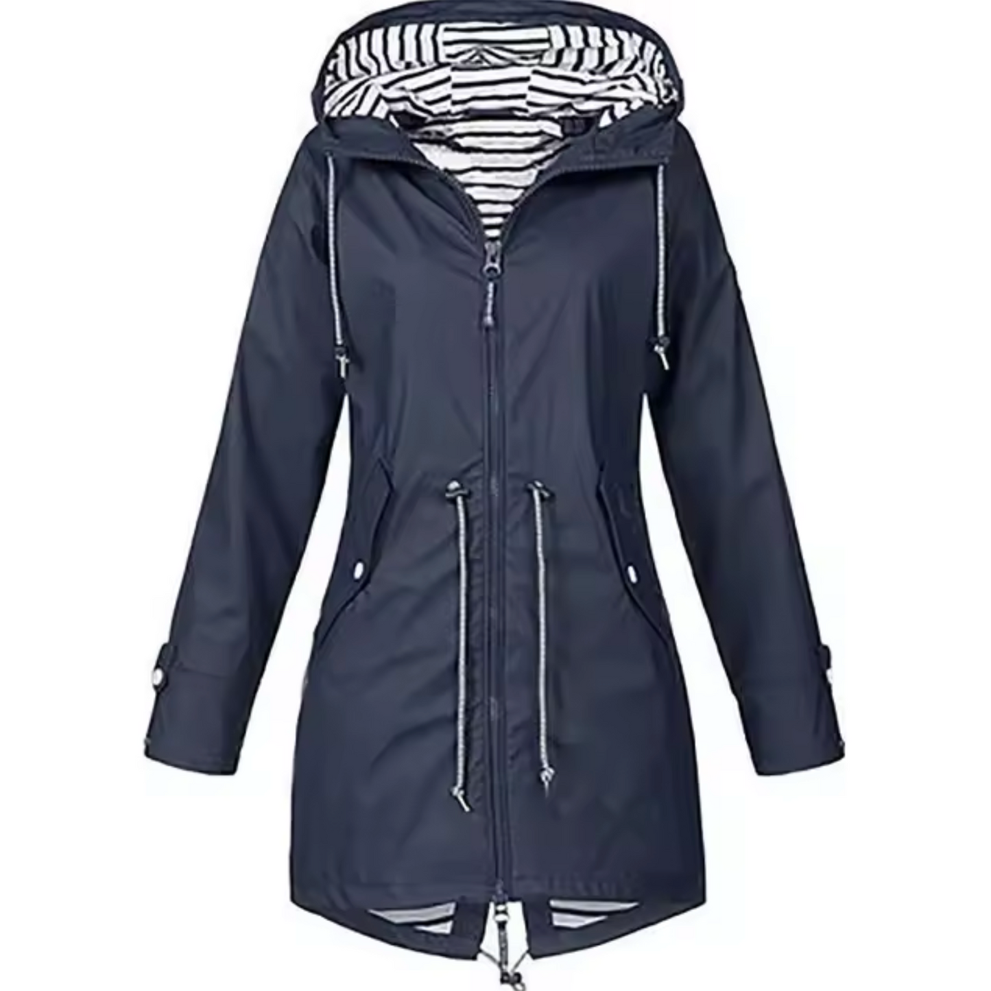 Aqua Shield™ | Waterproof Hooded Coat | Lightweight, Breathable Fabric & Adjustable Drawstring