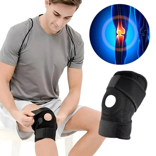 Knee Support Brace with Adjustable Compression for Pain Relief, Injury Recovery, Arthritis, and Sports Stability