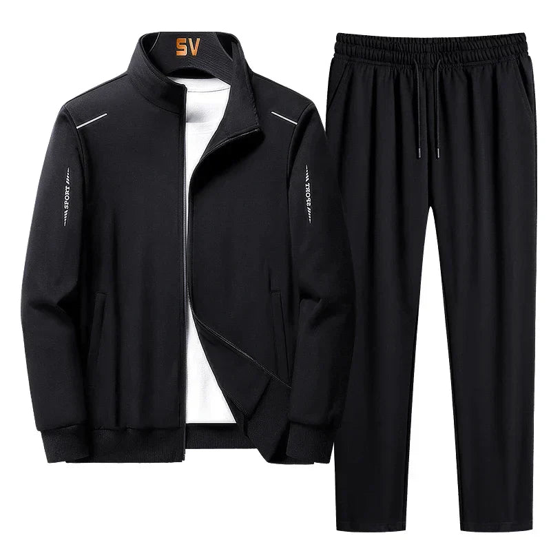 Athletic Vibe™ | Men's Long Sleeve Tracksuit | Lightweight Fabric, Breathable Design & Comfortable Fit