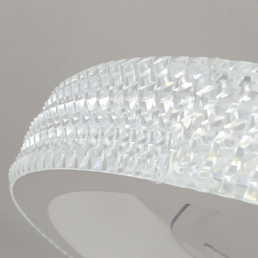 LED Ceiling Fan with Light - Modern Dimmable Fixture for Home, Living Room & Bedroom Use