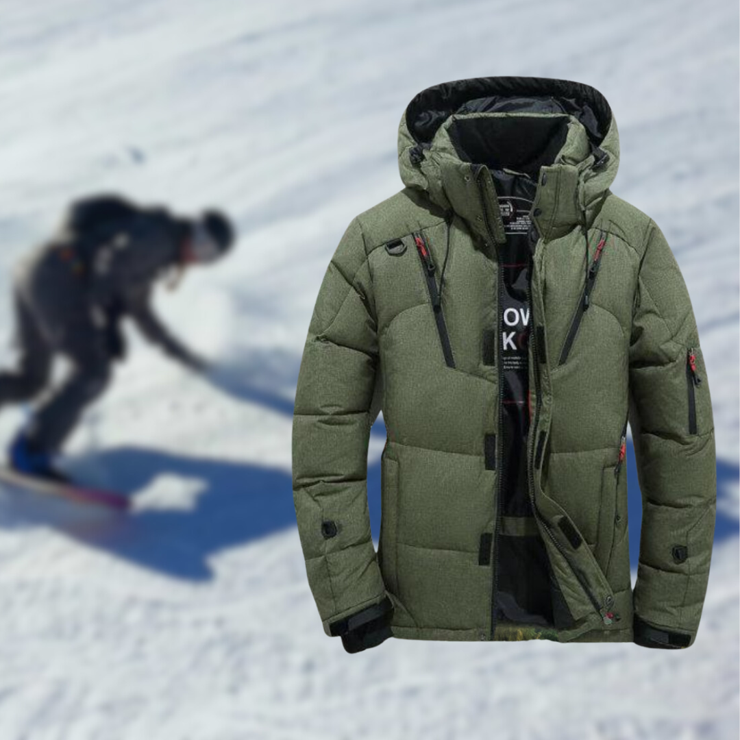 Hooded Breeze™ | Men's Casual Down Jacket | Lightweight, Detachable Hood & Warm Insulation