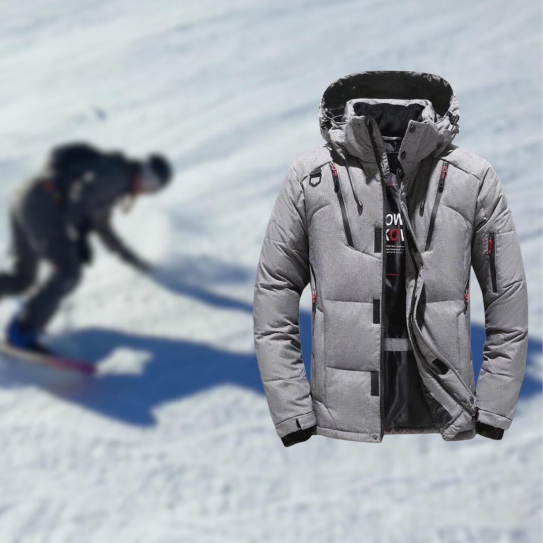 Hooded Breeze™ | Men's Casual Down Jacket | Lightweight, Detachable Hood & Warm Insulation