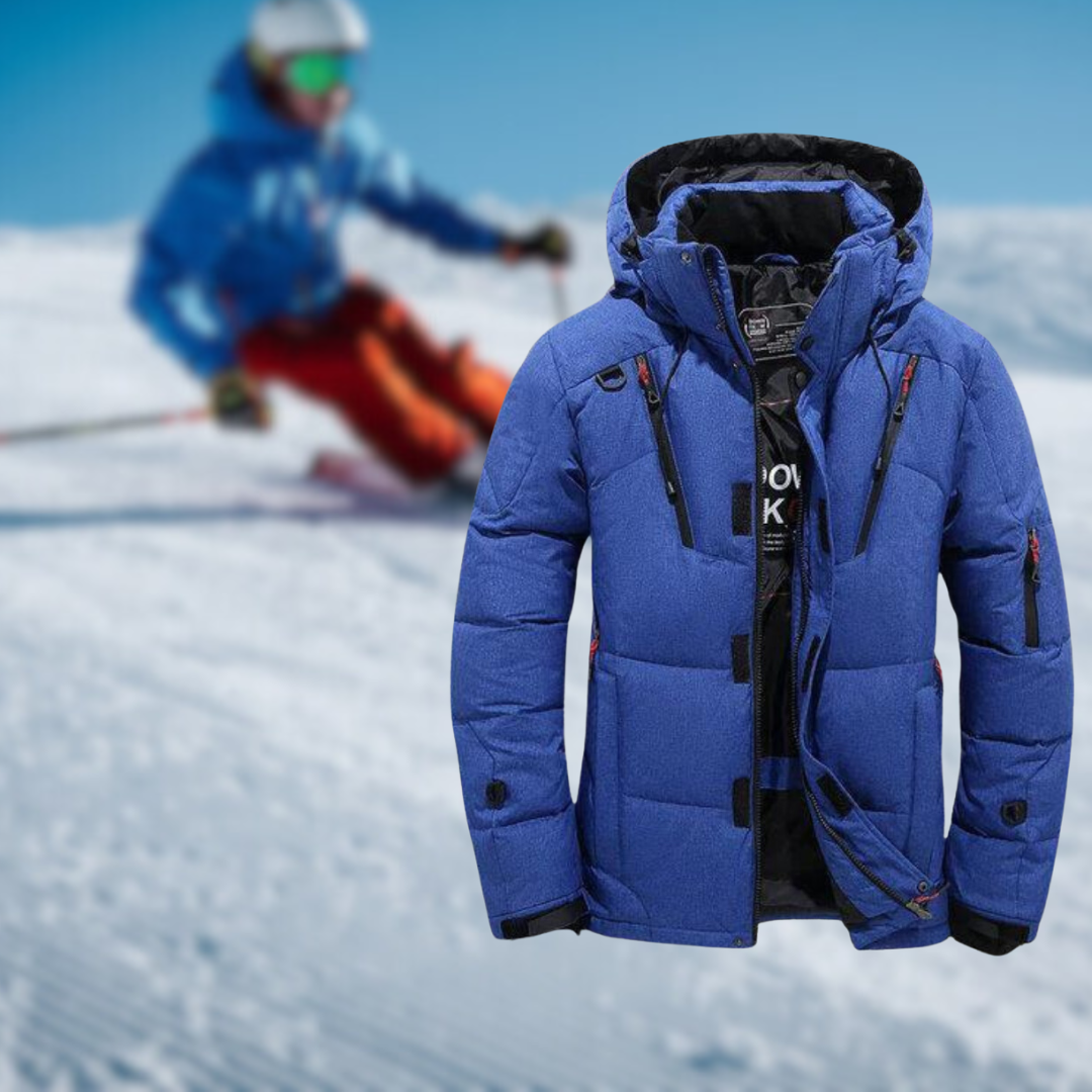 Hooded Breeze™ | Men's Casual Down Jacket | Lightweight, Detachable Hood & Warm Insulation