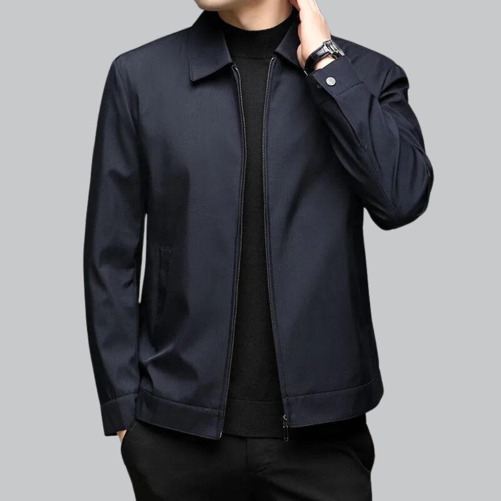 Men's Business-Fit Buttoned Jacket | Tailored Design, Lightweight Fabric, Professional Look