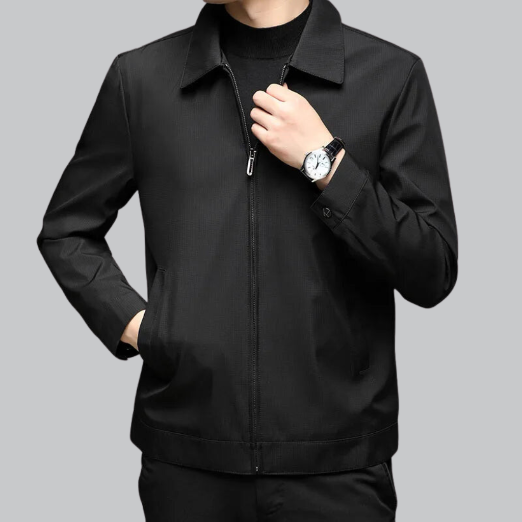 Men's Business-Fit Buttoned Jacket | Tailored Design, Lightweight Fabric, Professional Look