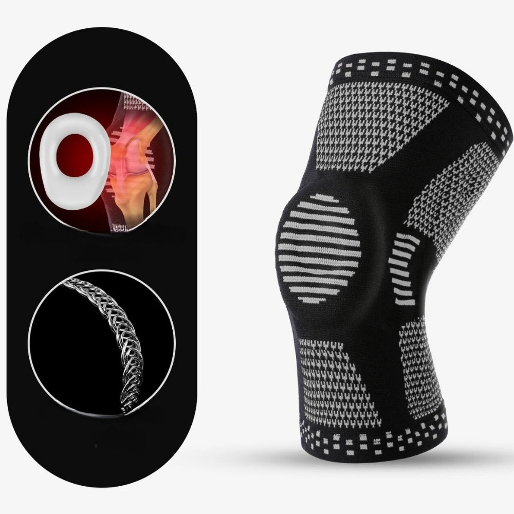 Compression Knee Sleeves with Support β Adjustable Knee Brace for Skiing, Sports & Daily Comfort