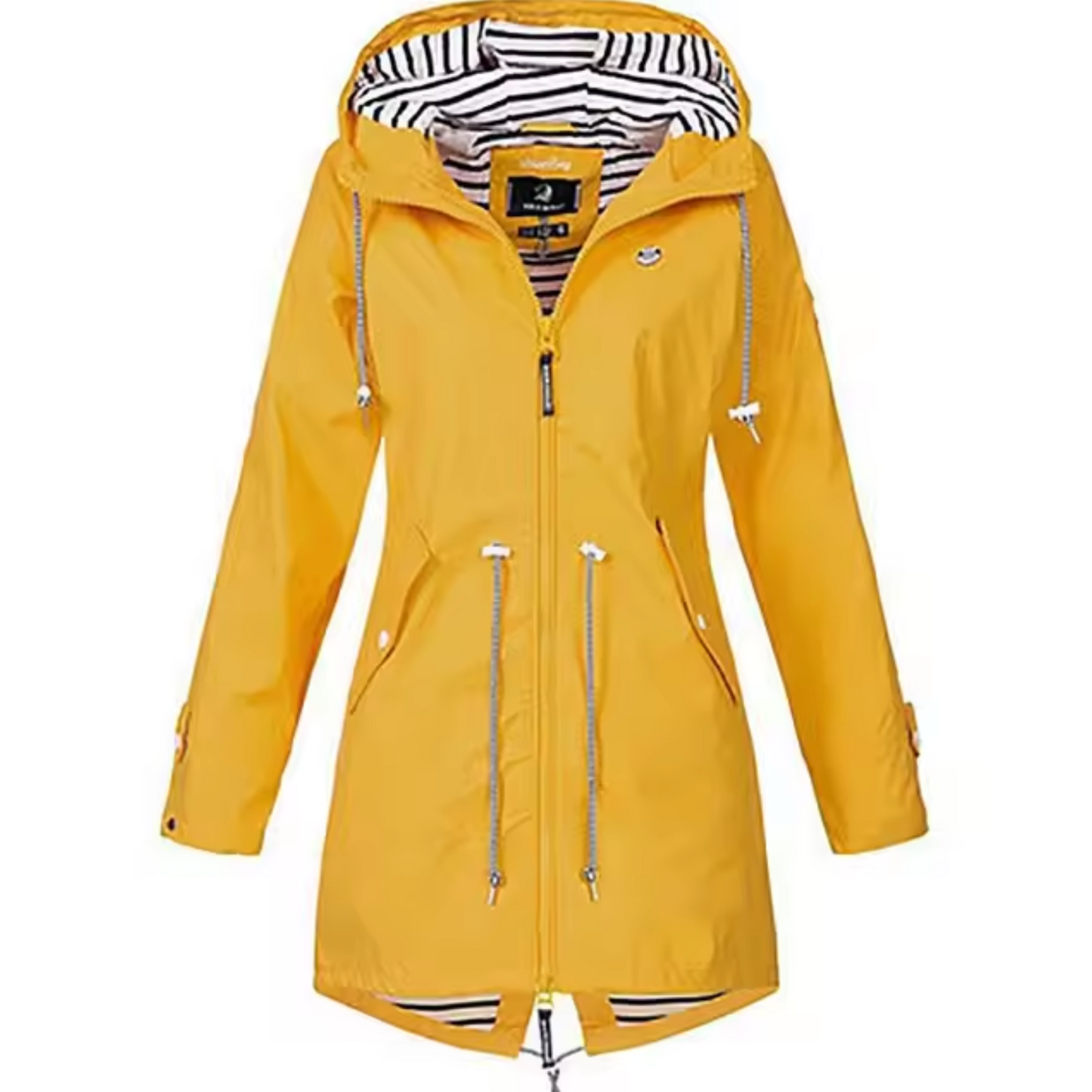 Aqua Shield™ | Waterproof Hooded Coat | Lightweight, Breathable Fabric & Adjustable Drawstring