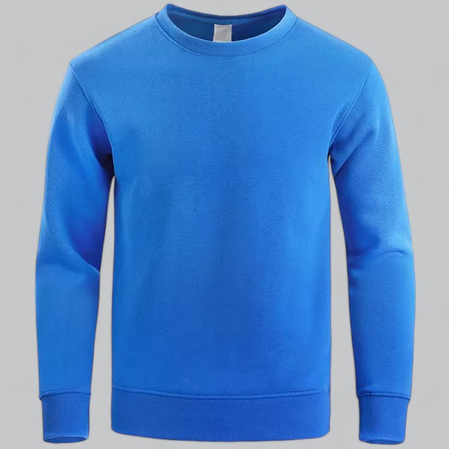 Men's Essential Crew Neck Sweatshirt | Soft Cotton Blend, Casual Fit, Durable & Comfortable for Everyday Wear