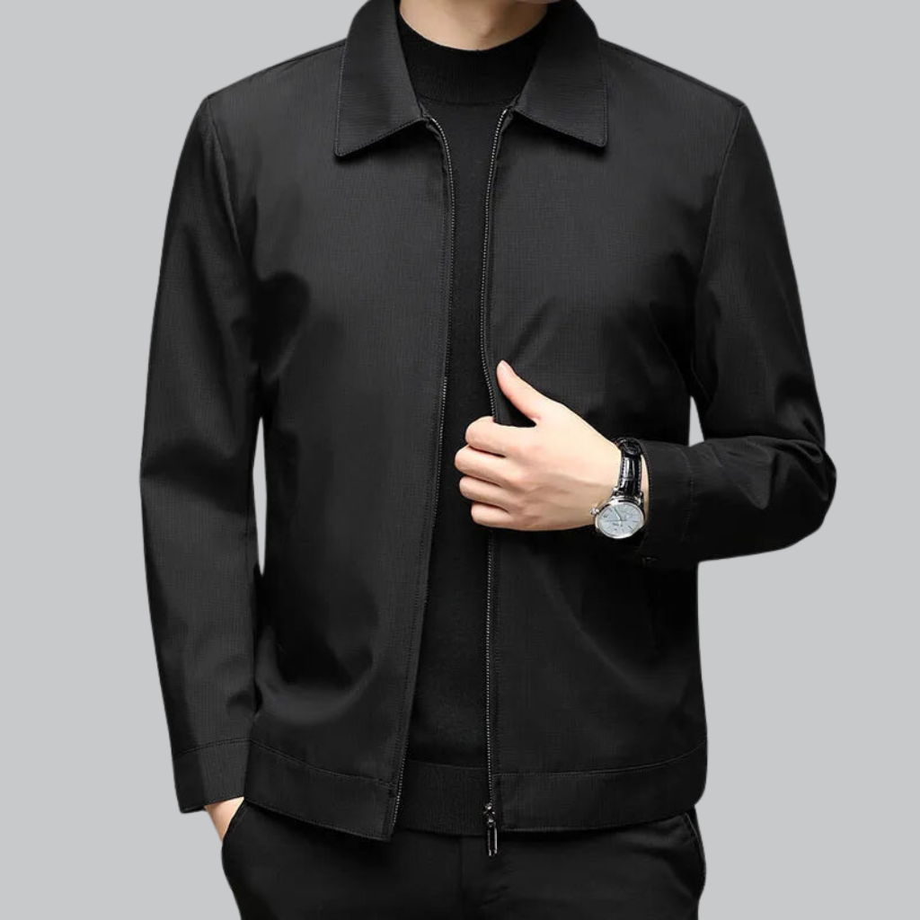 Men's Business-Fit Buttoned Jacket | Tailored Design, Lightweight Fabric, Professional Look