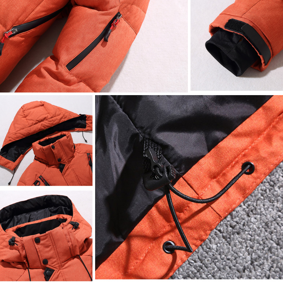 Hooded Breeze™ | Men's Casual Down Jacket | Lightweight, Detachable Hood & Warm Insulation