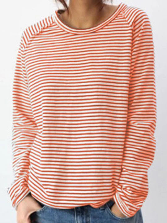 Sweater Lira™ | Women's Light Striped Jumper | Soft Knit, Breathable Fabric & Relaxed Fit