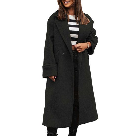 Oversized Reversible Wool Coat for Women - Warm Outerwear in Various Colours