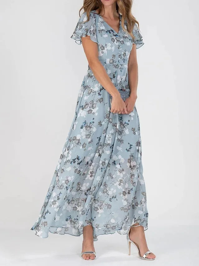 ChicAura™ | Women's Midi Dress | Lightweight Fabric, Flattering Fit & Versatile Style