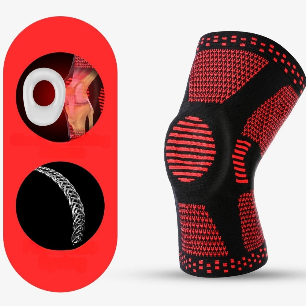 Compression Knee Sleeves with Support β Adjustable Knee Brace for Skiing, Sports & Daily Comfort