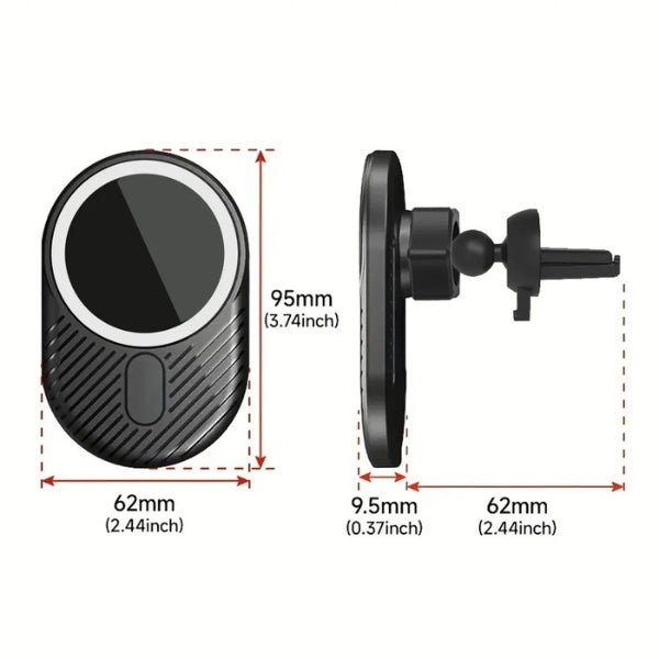 100W Fast Car Wireless Chargers Magnetic Car Air Vent Phone Holder