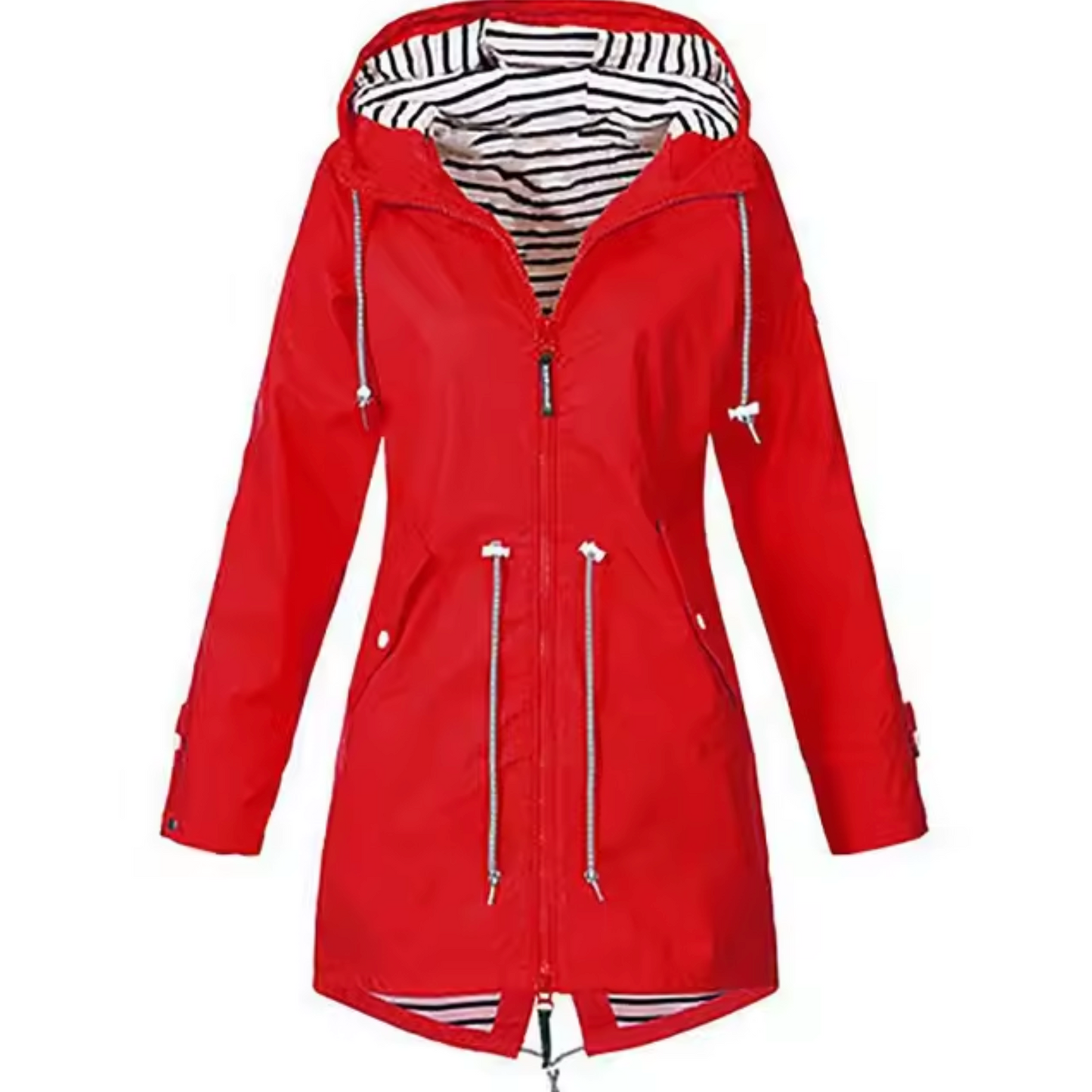 Aqua Shield™ | Waterproof Hooded Coat | Lightweight, Breathable Fabric & Adjustable Drawstring
