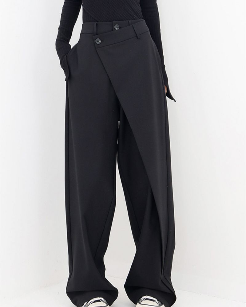 Baggy Vogue™ | Men's Asymmetrical Baggy Trousers | Lightweight Fabric, Trendy Design & Relaxed Fit