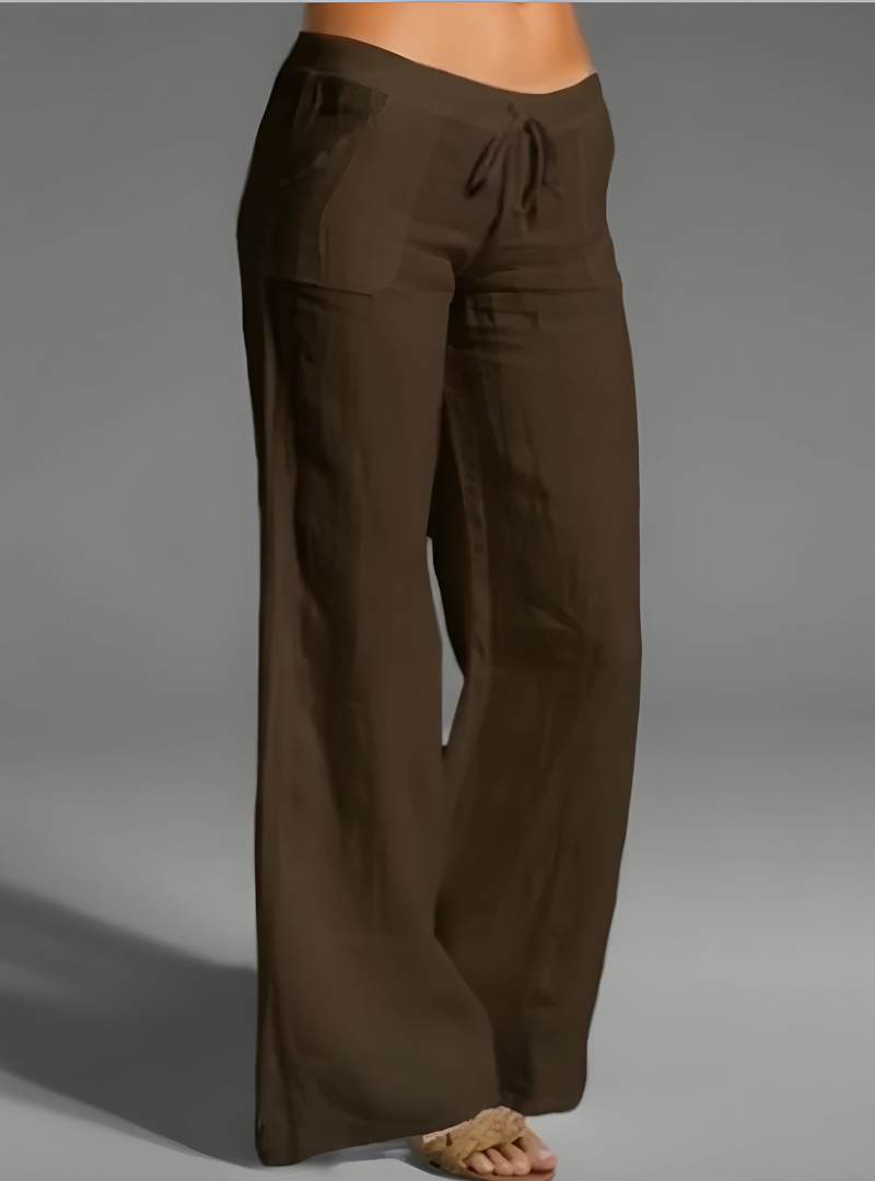 Linen Breeze™ | Women Linen Trousers | Lightweight Fabric, Breathable Design & Relaxed Fit