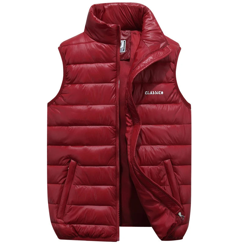 Vestaro™ | Men's Classic Down Vest | Lightweight, Insulated, Water-Resistant Design for Warmth and Comfort
