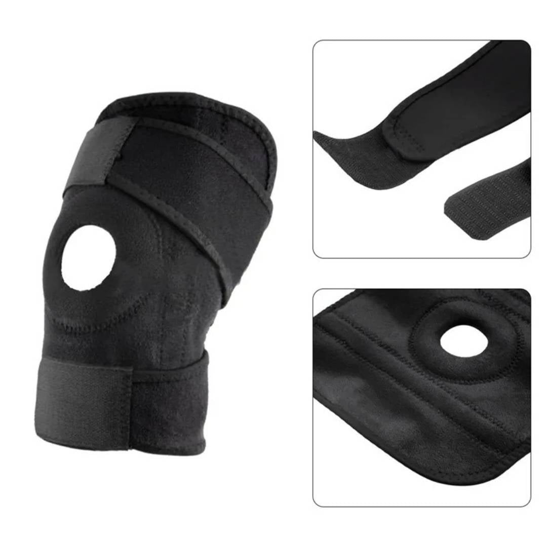 Knee Support Brace with Adjustable Compression for Pain Relief, Injury Recovery, Arthritis, and Sports Stability
