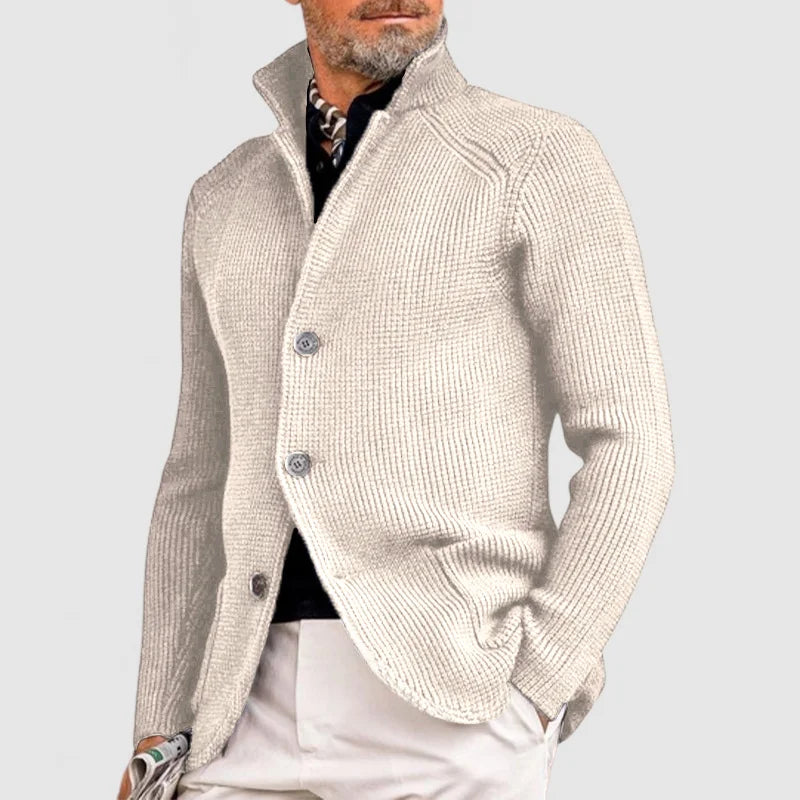 Cardigan Max™ | Men's Knitted Cardigan | Classic Button-Up, Ribbed Design & Comfortable Fit
