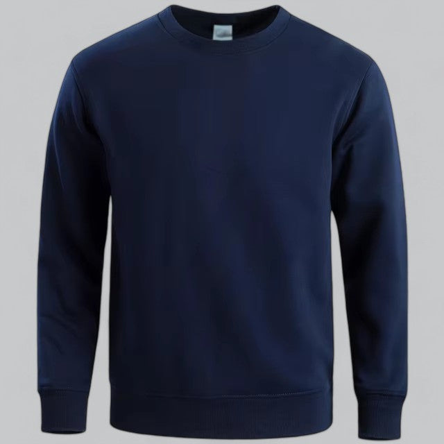 Men's Essential Crew Neck Sweatshirt | Soft Cotton Blend, Casual Fit, Durable & Comfortable for Everyday Wear
