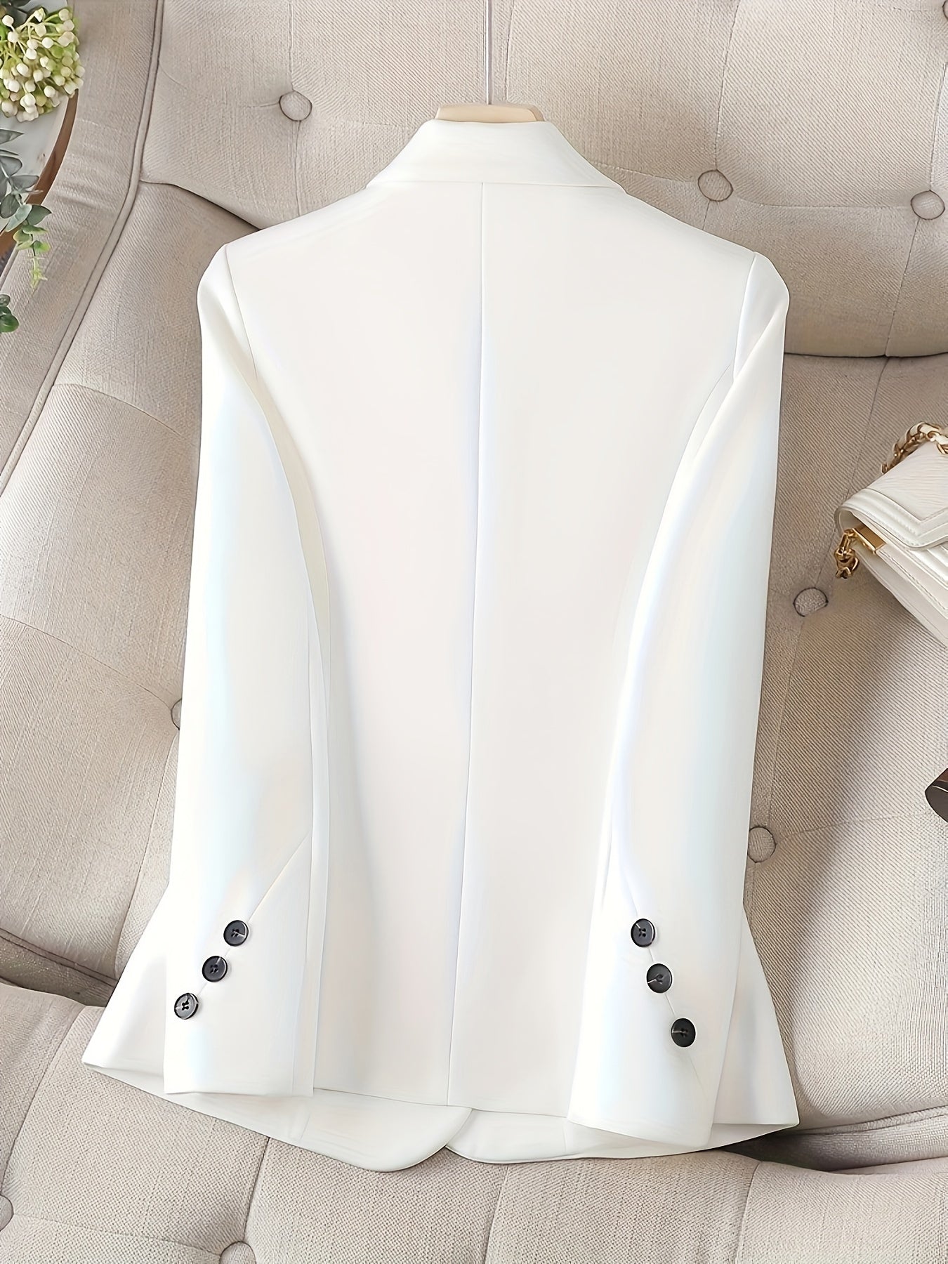 TailorCraft™ | Women's Classic Single-Button Blazer | Tailored Fit, Lightweight Fabric & Versatile Style