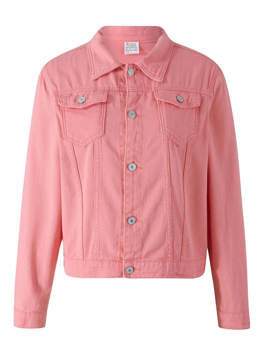 Denim Aura™ | Women's Casual Denim Jacket | Lightweight, Stylish Design, Perfect for Layering