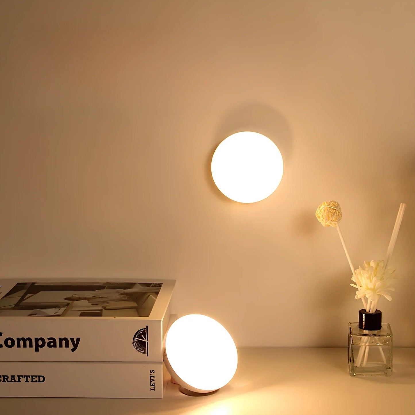 LED Battery Powered Motion Sensor Light for Indoor & Outdoor Use, Wireless Security Lighting for Hallways, Closets, and Stairways