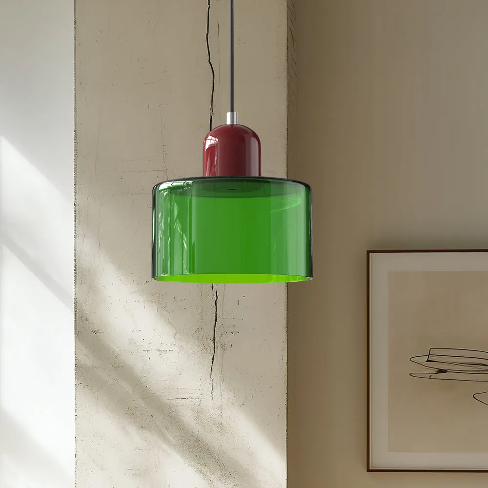 Modern Cylindrical Pendant Light Fixture - Minimalist Design for Kitchen & Dining Spaces
