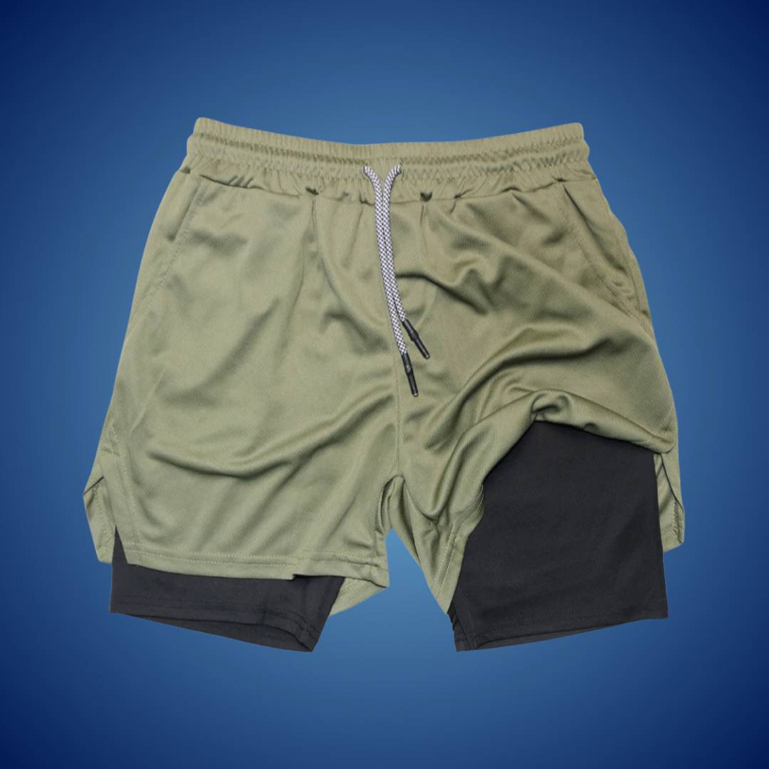Men’s Breathable Moisture-Wicking Running Shorts | Flexible with Pockets for Gym & Trail Running