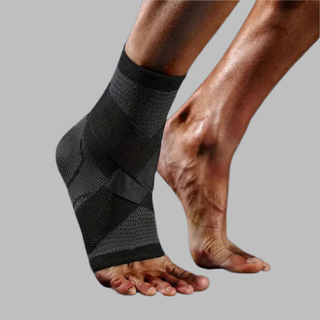 Compression Ankle Brace for Sports Injury Recovery and Support, Adjustable Fit for Ankle Stability and Pain Relief