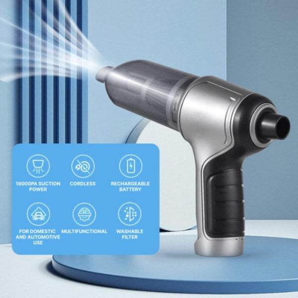 Mini Handheld Vacuum Cleaner β Lightweight Cordless Car Hoover for Deep Cleaning
