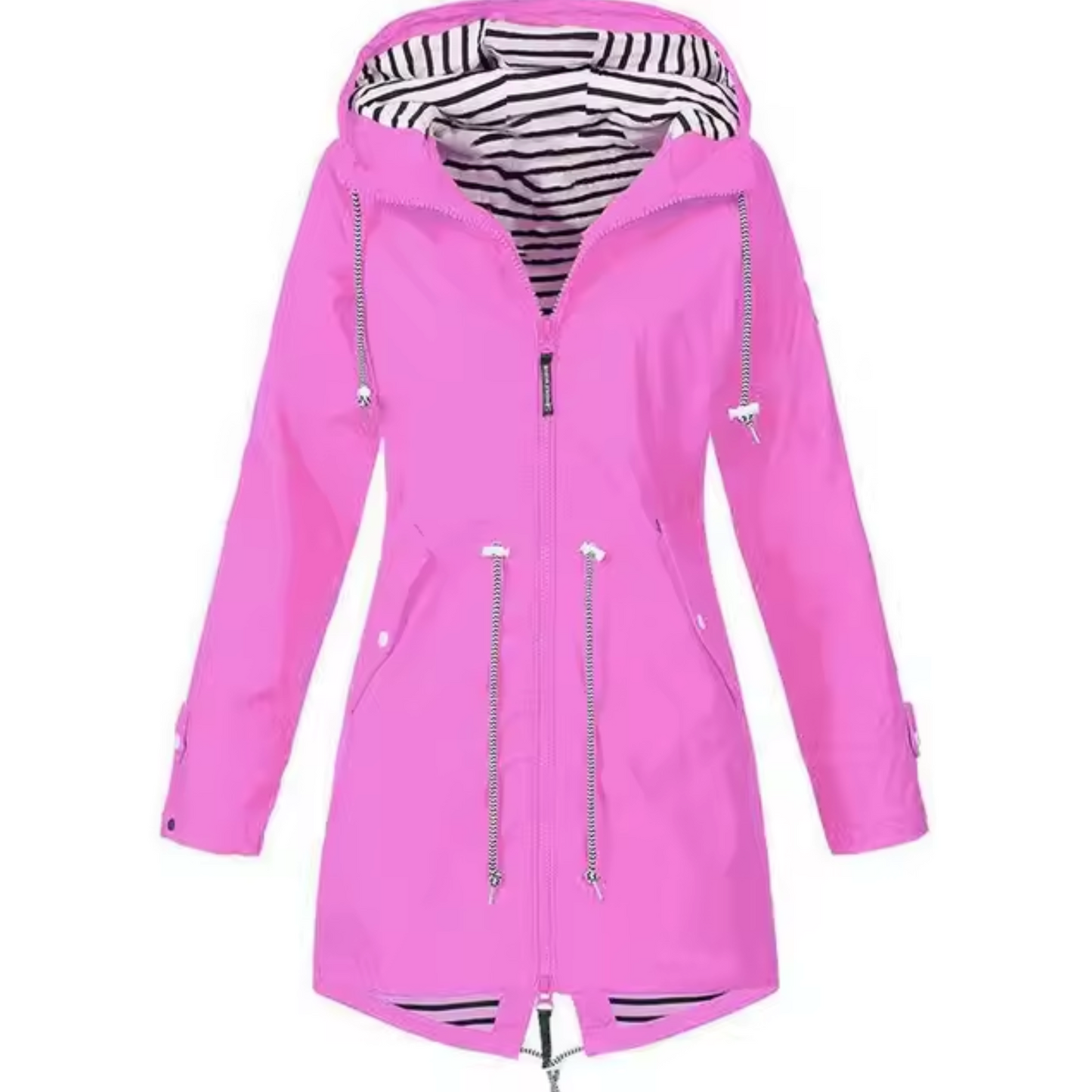 Aqua Shield™ | Waterproof Hooded Coat | Lightweight, Breathable Fabric & Adjustable Drawstring