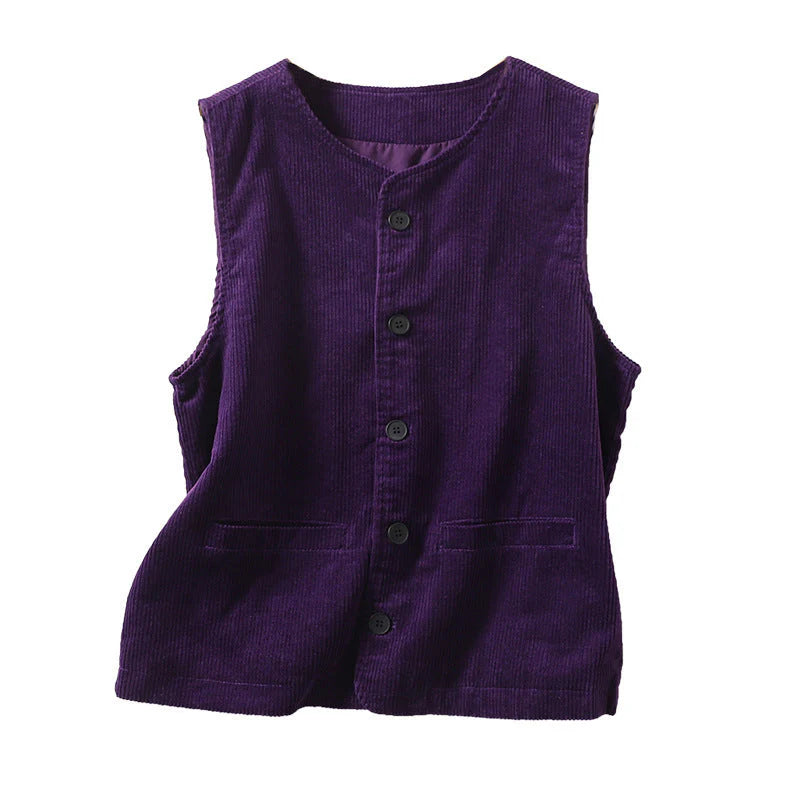Waistcoat Bella™ | Women's Button-Up Waistcoat Top | Stylish Fit, Lightweight Fabric, Versatile Layering Option